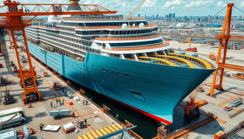 cruise ship construction process